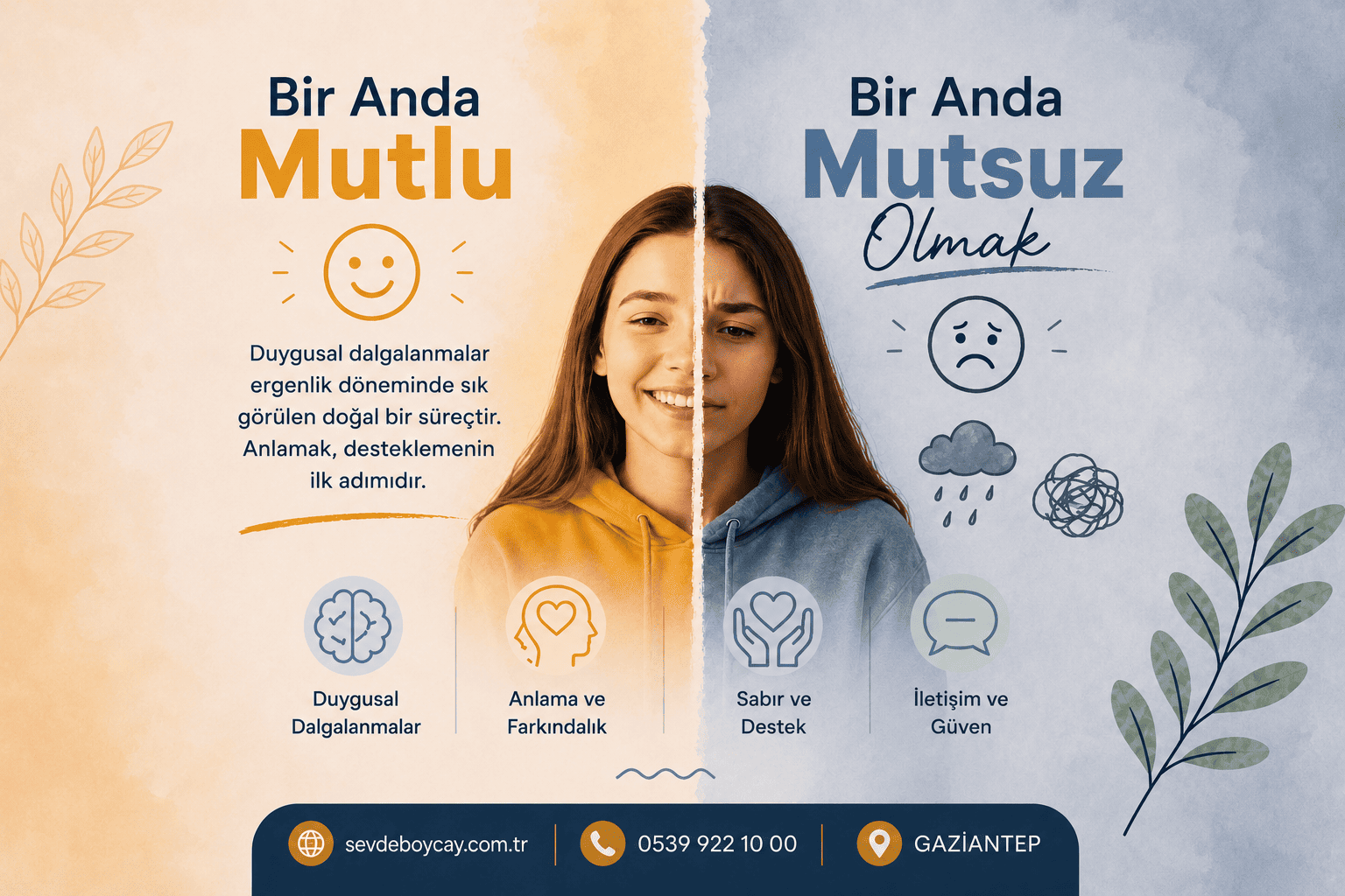 Bir Anda Mutlu Bir Anda Mutsuz Olan Ergeni Anlamak