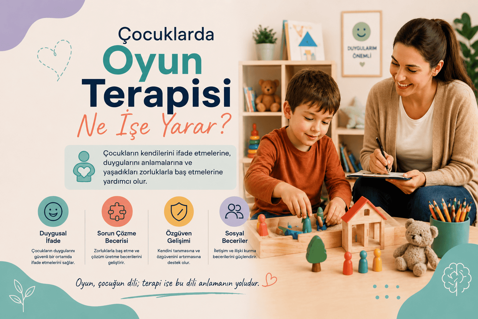 Çocuklarda Oyun Terapisi Ne İşe Yarar?