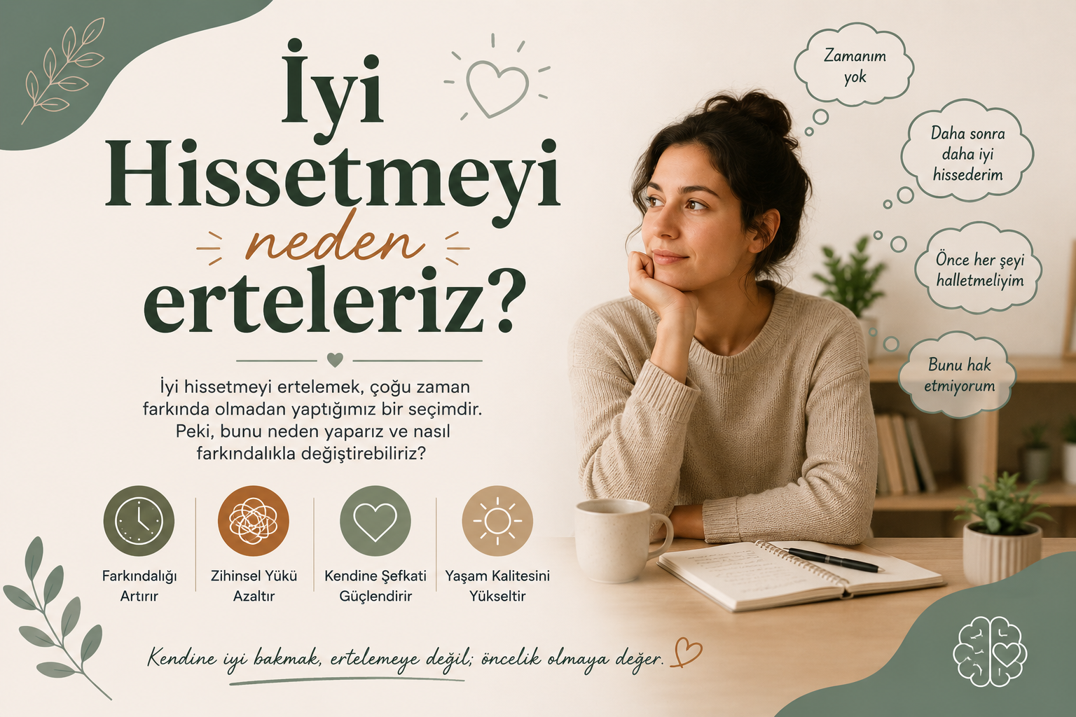 İyi Hissetmeyi Neden Erteleriz