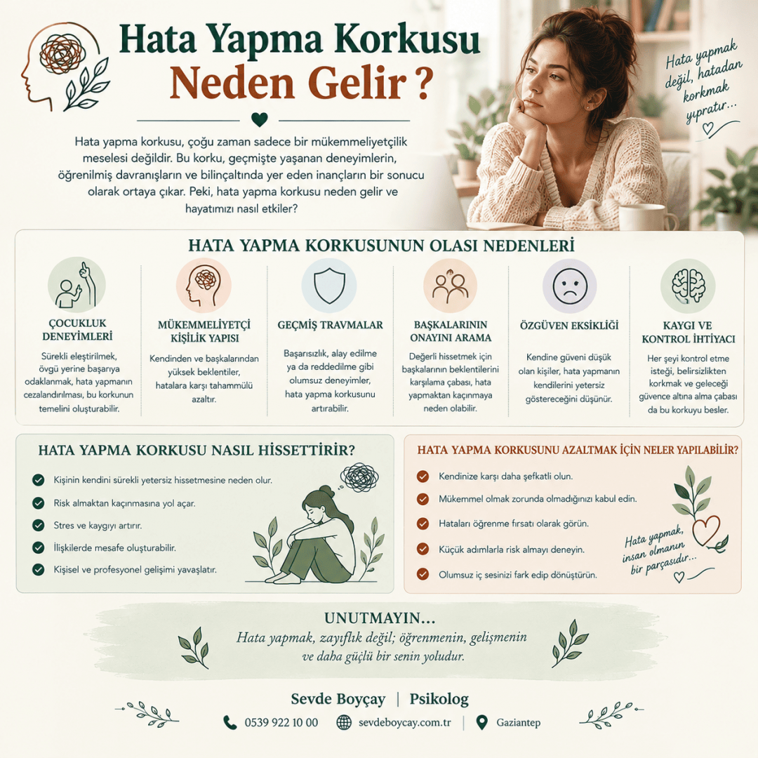 Hata Yapma Korkusu Neden Gelir?
