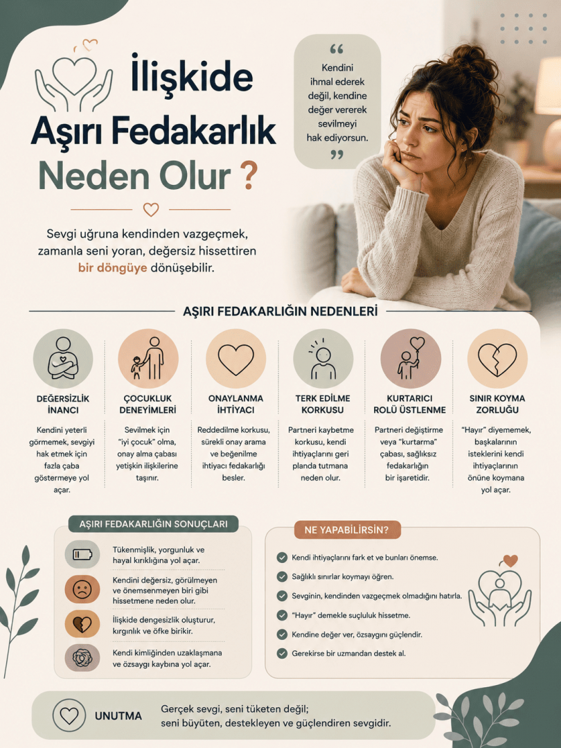 İlişkide Aşırı Fedakarlık Neden Olur ?