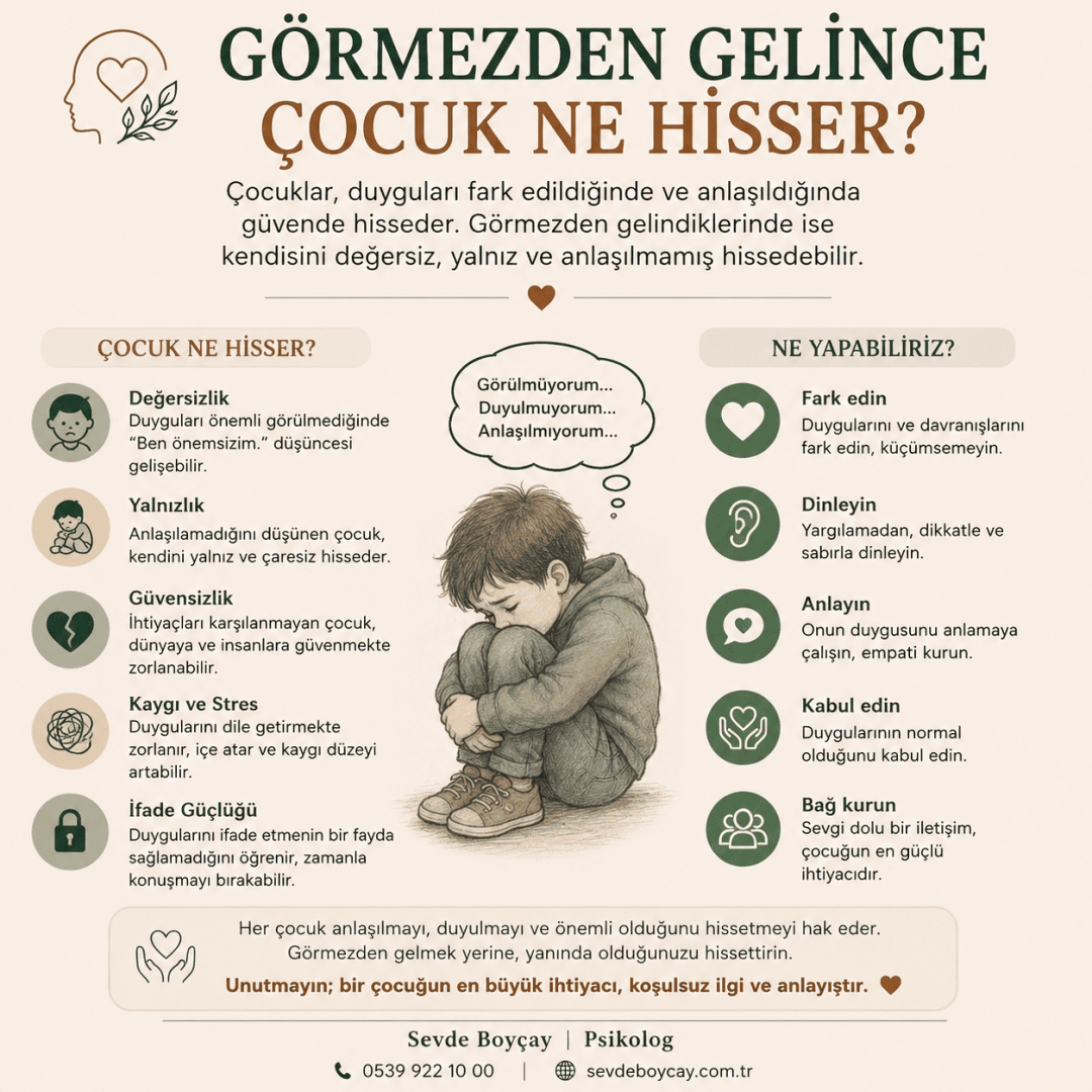 Görmezden Gelince Çocuk Ne Hisseder ?