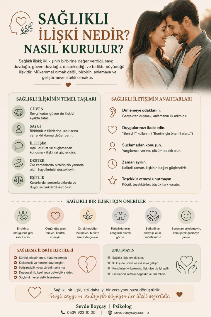Sağlıklı İlişki Nedir Nasıl Kurulur ?