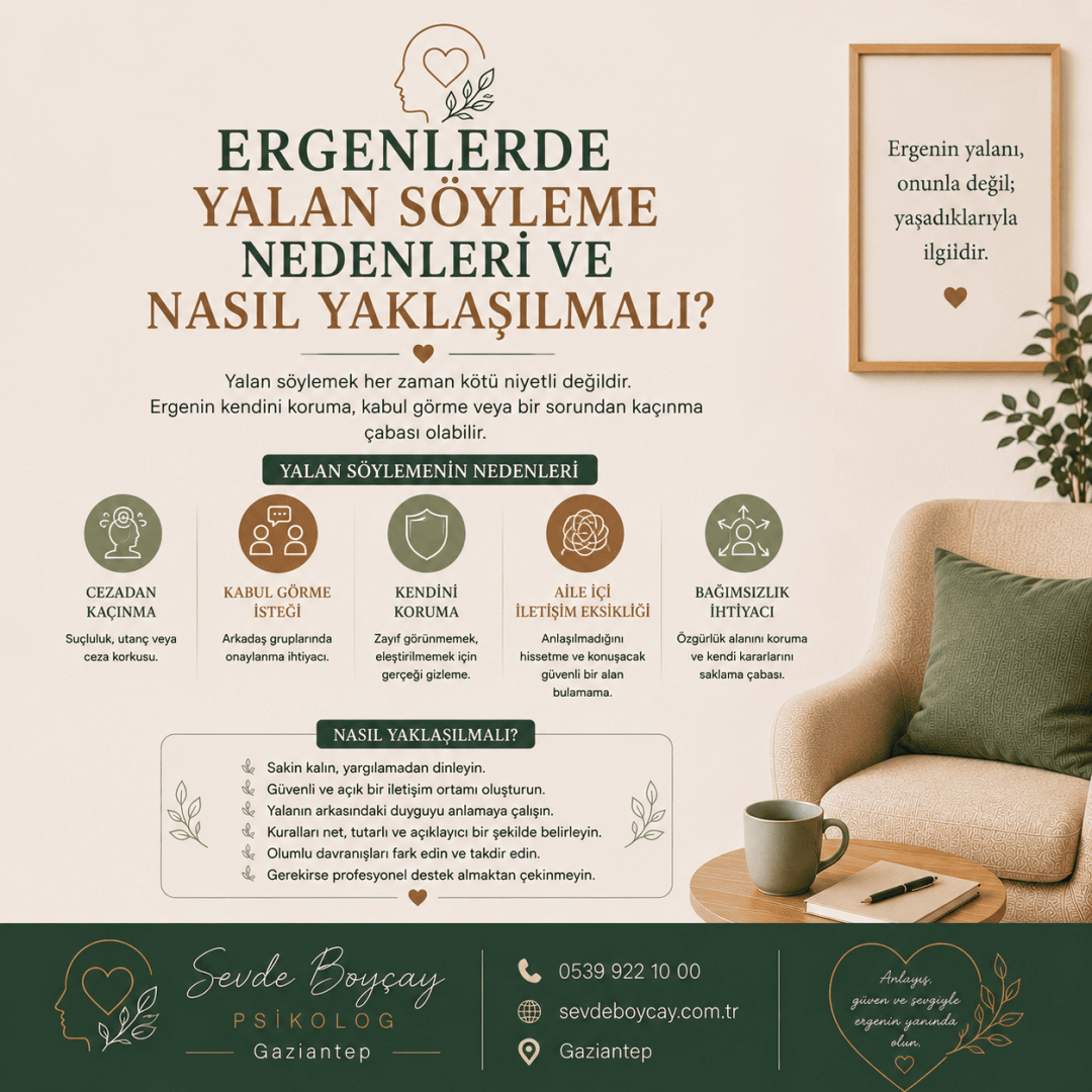Ergenlerde Yalan Söyleme Nedenleri Ve Nasıl Yaklaşılmalı ?