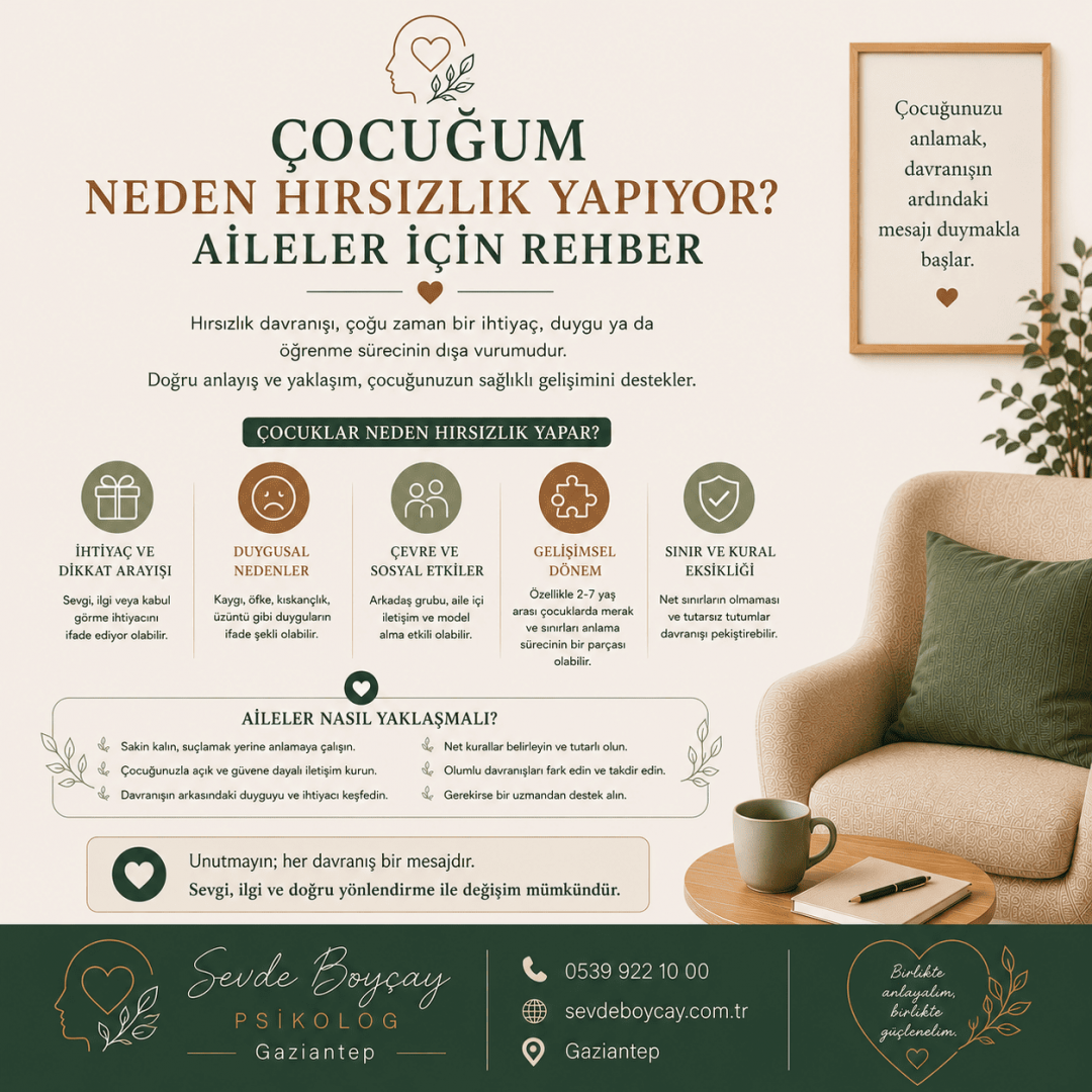 Çocuğum Neden Hırsızlık Yapıyor ? Aileler İçin Rehber